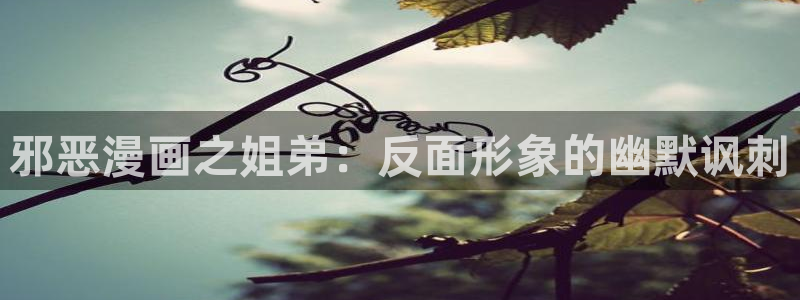 歪歪漫画 网页：邪恶漫画之姐弟：反面形象的幽默讽刺