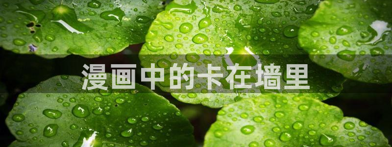 歪歪漫画高清：漫画中的卡在墙里