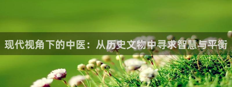 歪歪漫画版：现代视角下的中医：从历史文物中寻求智慧与平衡